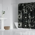 thumbnail image 2 of Gothic Shower Curtain Set - Dark Celestial Moon & Star Print, Mystical Cosmic Bath Decor, Waterproof Polyester 72"Wx72"L, Goth Aesthetic Gift, 2 of 5