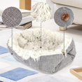 thumbnail image 4 of Cama para gatos, forma semicerrada, redonda, ovalada, Simple, cueva de lana, perrera, cama para perros y gatos, mascota, 4 of 5