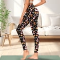thumbnail image 3 of Renewold Snowman Gingerbread Man Ho Ho Yoga Pants for Women with Pockets Full Length Workout Leggings High Waist Tummy Control Lounge Pants Activewear Fashion Womens Leggings, XS, 3 of 8