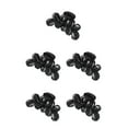 thumbnail image 3 of Qarigey Pasadores para el cabello Chica profesional Headwear Cola de caballo Abrazadera Hogar Negro Type2 NO2, 3 of 5