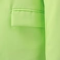thumbnail image 6 of kamemir Open Front Women Long Sleeve Solid Office Lady Blazer Coat(Green,L), 6 of 6