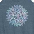 thumbnail image 3 of Instant Message - Radial Watercolor Design - Women's Racerback Tank Top, 3 of 6