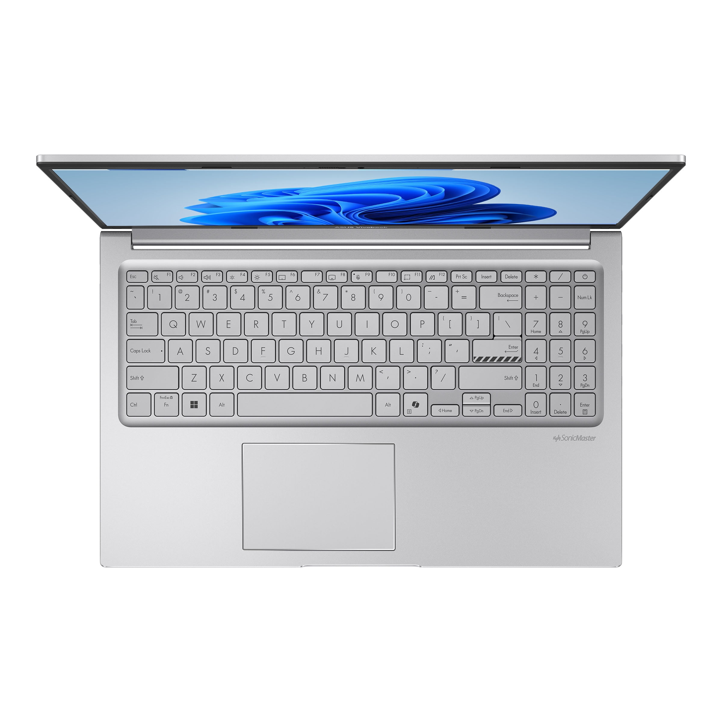 ASUS Vivobook 15 15.6” FHD Laptop with Intel® Core™ Ultra 5 315 Processor, 8GB RAM, 256GB SSD, Windows 11 Home, 3 Months Free of Microsoft 365 Personal Included, Cool Silver