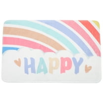 Mat Bathroom Bath Rainbow Rug Rugs Floor Mats Carpet Non Fun Door Anti Water Kitchen  Absorbent Gym Office Chair