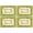 Lemon Fruits Wreath, variant on 4 Pieces Place Mat Linen Durable Table Mats Lemon Cute Summer Fruits Placemats for Party Kitchen Dining Decoration