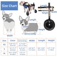 thumbnail image 4 of Wheelchair For Cat Disabled Big Puppy Hind Limb Booster Pet Cart Cat Dog General Rehabilitation Auxiliary Exercise Hind Leg Bra ShopWise Round, 4 of 6