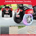thumbnail image 4 of Patiojoy Kids Motorcycle 6V Battery Powered 3-Wheel Electric Motorcycle for Kids Red, 4 of 10