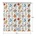 thumbnail image 5 of Thanksgiving Day Fall Harvest Shower Curtain,Washable Show Curtain with Hooks Retro Polyester Fabric Bathroom Curtains for Bathroom Bathtub Autumn Holiday, 5 of 5