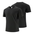 thumbnail image 4 of EWASWON Men's Basic Cotton Crew Neck T-Shirts Multipack - Soft Everyday Casual Tees for Summer,Black,Size 3XL, 4 of 9