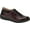 Brown Croc Patent, variant on Drew Tulip - Women's Lace Oxford Shoe