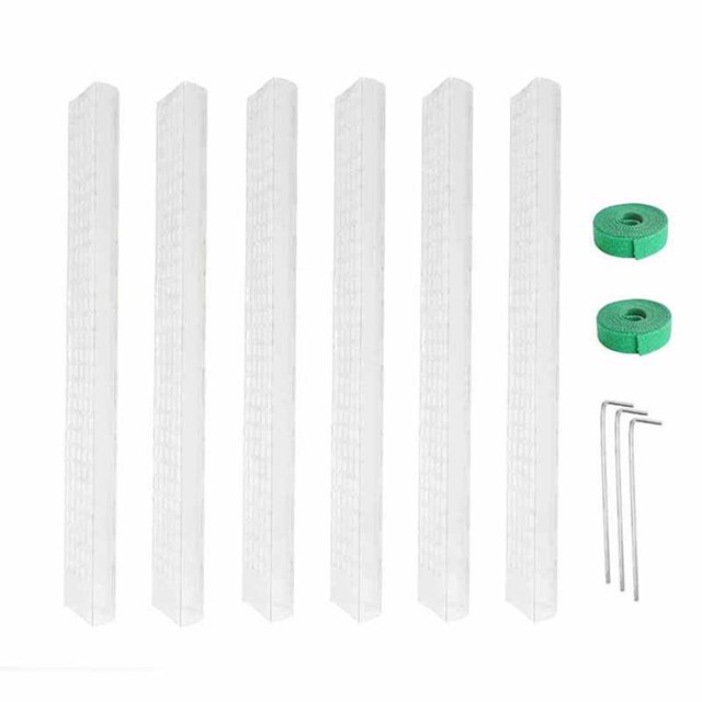 kurtrusly ABS Indoor Potted Plant Sticks Support Growing Environment Train Plants To Grow Upward Unique 6pcs set