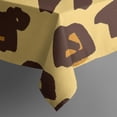 thumbnail image 5 of Yellow and Brown Of Leopard Print Square Tablecloth,Waterproof Square Table Cover,Wipeable Spillproof Washable Table Cover for Home Kitchen Party Decor 60"x60"(152x152cm), 5 of 6