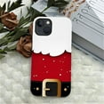 thumbnail image 7 of FKBRCL4U Compatible with iPhone 13/iPhone 14 Case, Christmas Santa Belt Mustache Pattern for Girl Full Body Design Soft Silicone Drop Shock Scratch Protection for iPhone 13/iPhone 14, 7 of 7