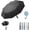 Black, variant on Creative Ring Buckle Windproof Reinforced Umbrella, Automatic Folding Umbrella with Hook, Portable Compact Rain and Sun Parasol, Fully Automatic Inverted Design