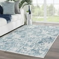 thumbnail image 5 of Clara Floral Rectangular Area Rug in Silver and Blue (3 ft. L x 2 ft. W), 5 of 5