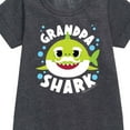 thumbnail image 2 of Baby Shark - Grandpa Shark - Toddler And Youth Girls Fleece Dress, 2 of 5