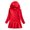 Red, variant on CPNG Girls Hoodie Dress Solid Color Long Sleeve Hooded Dress Stylish Daily Casual Hoodie Sweatshirt A-Line Dresses(Navy,5-6 Years)