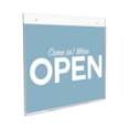 thumbnail image 4 of Deflecto Classic Image Wall-Mount Sign Holder, Landscape, 11 x 8.5, Clear, 4 of 10
