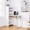 White, variant on Haooyeah Foldable Desk with Bookshelf, 2-in-1 Space-Saving Computer Desk, Storage Shelves, Built-in Power Outlet, Easy-Fold Desk, White