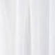 thumbnail image 5 of Collections Etc Scoop Two-Piece Rod Pocket Solid-Colored Sheer Valances for Windows, Decorative Accent and Added Privacy for Any Room in Home, White, 5 of 6