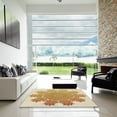 thumbnail image 7 of Ahgly Company Machine Washable Indoor Round Transitional Brown Gold Area Rugs, 8' Round, 7 of 7