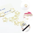 thumbnail image 4 of 100Pcs Metal Clips Small Craft Clips Novelty File Clips Exquisite Small Clips Office Stationery, 4 of 8