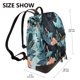 thumbnail image 2 of Balery Black Panther Floral Illustration Mochila de Cuero para Mujeres, Gran Capacidad, Bolsa de Viaje Multifuncional, Mochila de Cuero y Bolsa de Hombro para Mujeres, 2 of 4