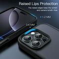 thumbnail image 5 of JETech Matte Case for iPhone 16 Pro 6.3-Inch, Shockproof Military Grade Drop Protection, Frosted Translucent Back Phone Cover, Anti-Fingerprint (Black), 5 of 6