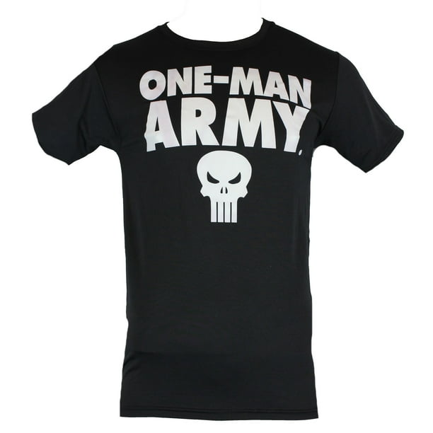 In My Parents Basement Punisher Moisture Wicking Mens T Shirt One Man Army Word Logo Walmart Com Walmart Com