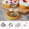 thumbnail image 3 of Zhuge Anillo para hornear, juego de 3 piezas de acero inoxidable, 8 cm, 9 cm y 10 cm de diámetro - muy adecuado para pastelería familiar y profesional, 3 of 5