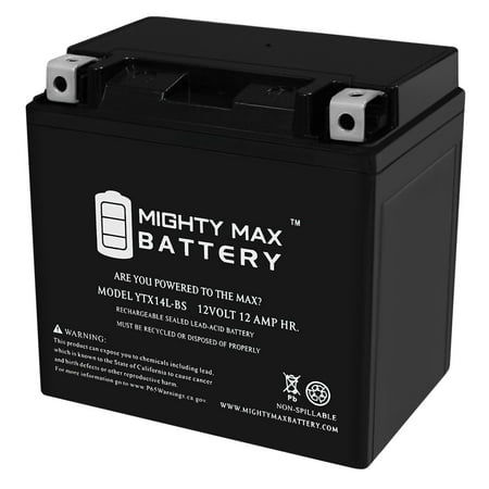 YTX14L-BS Battery Replacement for Kawasaki KVF750 Brute Force ATV