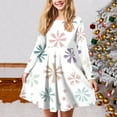thumbnail image 2 of yocbz Girls Christmas Dress Girls Christmas Outfit Girls Santa Dress Christmas Holiday Dress Up Outfits White,Size for 17-18 Years, 2 of 5