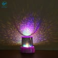 thumbnail image 4 of Deago LED Cosmos Starry Night Light Sky Star Master Projector Lamp Romantic Kids Gift Bedroom Bed Light (Purple), 4 of 10