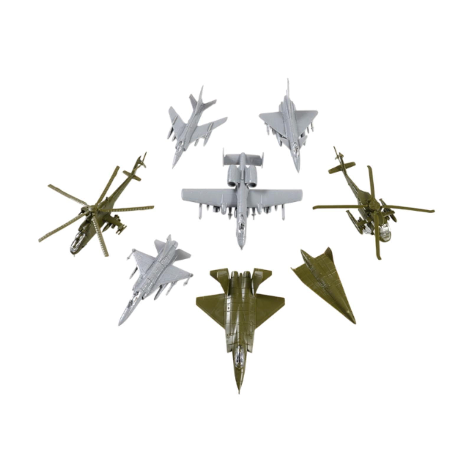 guohui 8 Pieces Airplane Toy Model 1:144 Scale Model Airplane Aviation Collectibles B