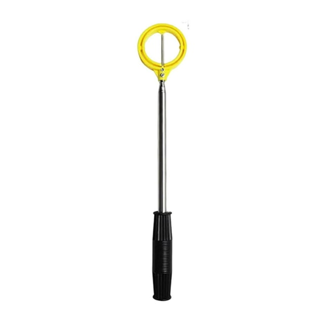 Recogedor de pelotas de golf telescópico para entrenamiento en el campo de prácticas Amarillo