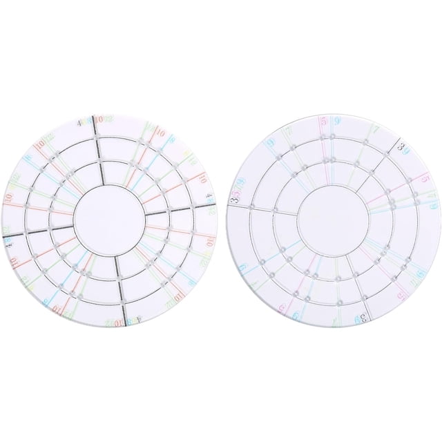 Shisuyan 2pcs Ceramic Circle Divider Pottery Trimming Spinner Tools Rotary Disc Pottery Wheel Trimmer Tool For Potters And Clay Artists
