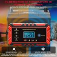 thumbnail image 4 of HLONK 12V/8A 24V/4A Car and Motorcycle Battery Charger Lead-Acid Battery Smart Charger Digital Display Car Trickle Charger Battery Start-Stop Repair Activation Charger, 4 of 7
