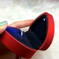thumbnail image 6 of K-KED Diamond Ring Box Red Led Light Velvet Delicate Jewelry Gift Wedding Proposal Engagement-blue, 6 of 6