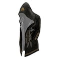 thumbnail image 4 of Viking Knit Cardigan with Hooded Longline Patterned Sweater Jacket Open Front for Men Black L, 4 of 5