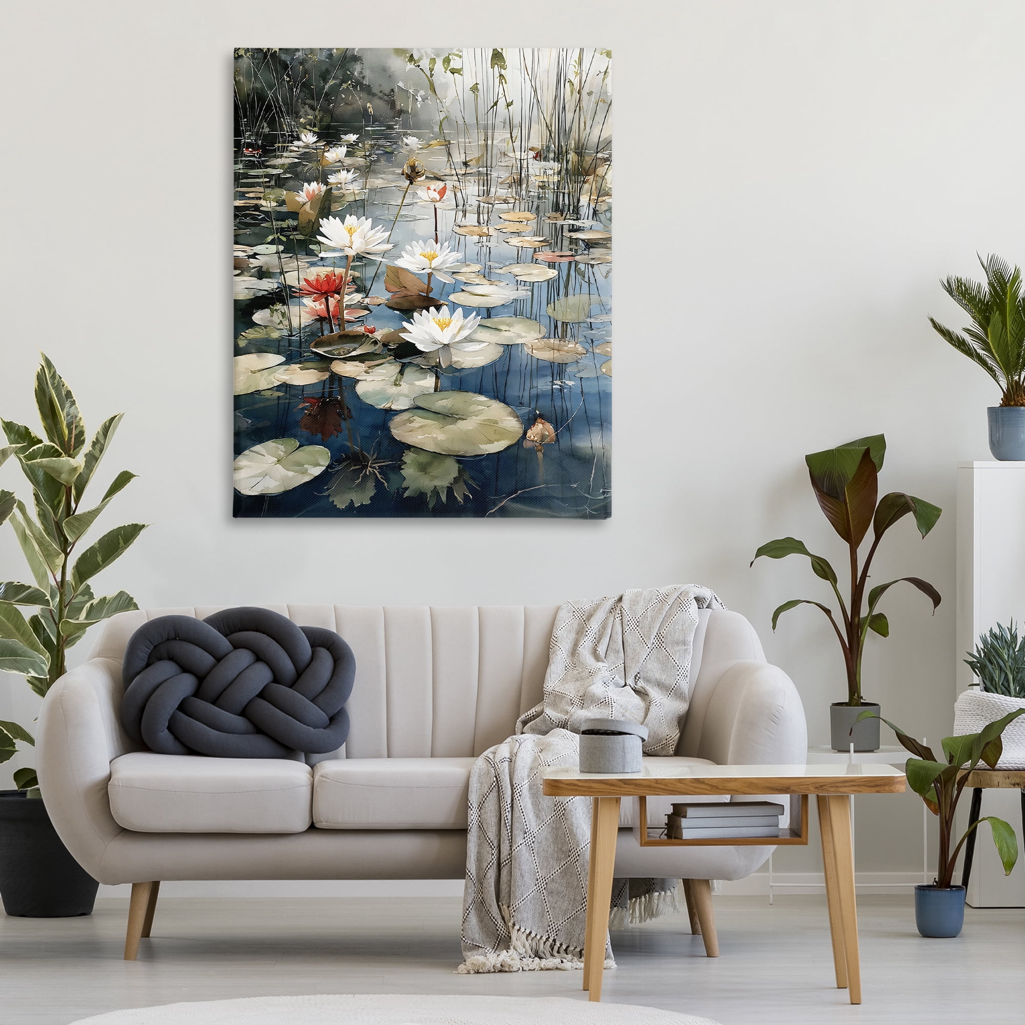 Stupell Industries Lily Wonder Pond Canvas Wall Art, design by Franklyn Gregory