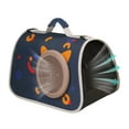 thumbnail image 1 of Transportín para gatos aprobado por la aerolínea, cómodo transportador de viaje para mascotas, bols Tomshoo Bolso de hombro único, 1 of 6