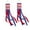 C, variant on 4th of July Decorations, Independence Day Windsock Polyester Independence Day Holiday Ornament Windsock