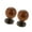 Coffee Copper, variant on Pair Of Wooden & Brass Cabinet Pull Decorative for Stylish Furniture Makeover