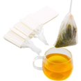 thumbnail image 2 of Bolsas de filtro de té, material seguro y natural, infusor de té desechable, bolsa de té vacía con cordón para té de hojas sueltas, (Blanco), 2 of 5