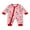 Red, variant on Miaouyo Infant Baby Girl Christmas Fall Romper 0 3 6 12 18 Months Goose Candy Cane Print Long Sleeve Round Neck Zip Up Jumpsuit
