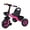 Pink, variant on PopStore Toddler Tricycle with Non Slip Handle Grip