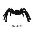 thumbnail image 1 of Adorno de araña de peluche QianYing con forma de calavera y araña grande para Halloween, 1 of 2