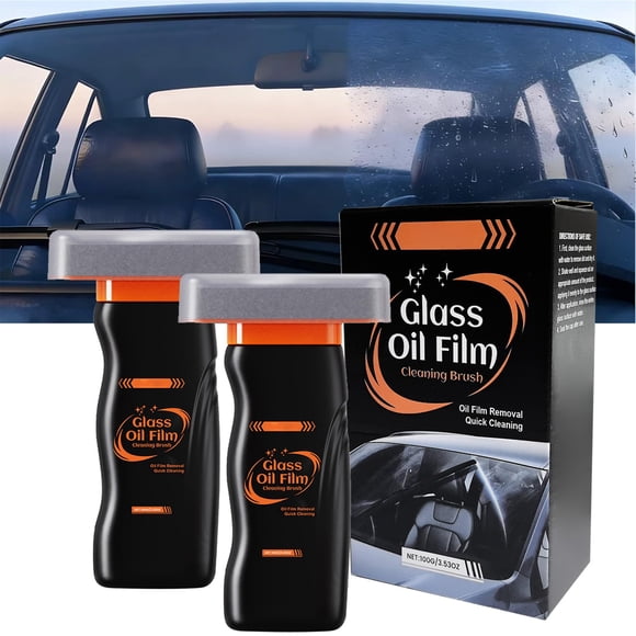 Removedor de película de aceite para vidrio Eoegridte para parabrisas de auto 200 mL (paquete de 2)