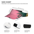 thumbnail image 3 of Daiia Summer Fruits And Sunglasses Pattern Sport Sun Visor Hats Visor Cap Adjustable Empty Top Baseball Cap Cotton Ball Caps for Women and Men, 3 of 7