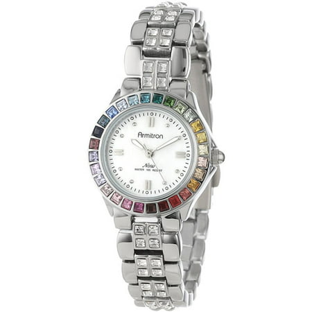 Armitron Women's Multi-Color Crystal Accent Watch - Walmart.com